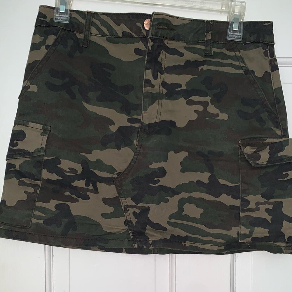 Camouflage mini Skirt